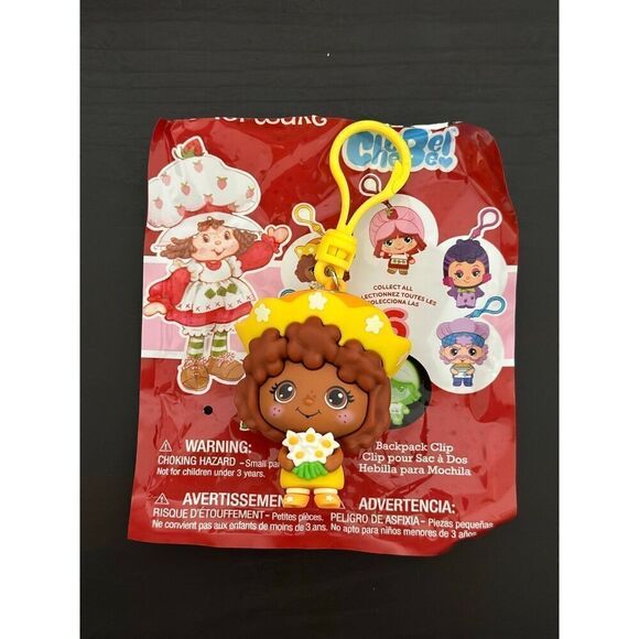 Strawberry Shortcake Orange Blossom Chibi Scented Clip Keychain - Picture 2 of 5
